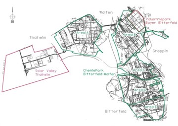 Karte der Netzgebiete EVIP Karte der Netzgebiete EVIP